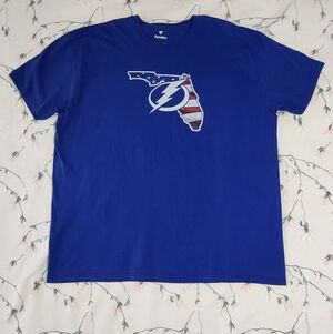 Fanatics Tampa Bay Lightning Blue Tee Shirt